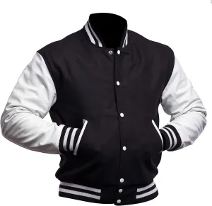 SpazeUp Letterman Jacket Men College Baseball Bomber Jacket | Wool   Faux Leather Letterman Jacket Men