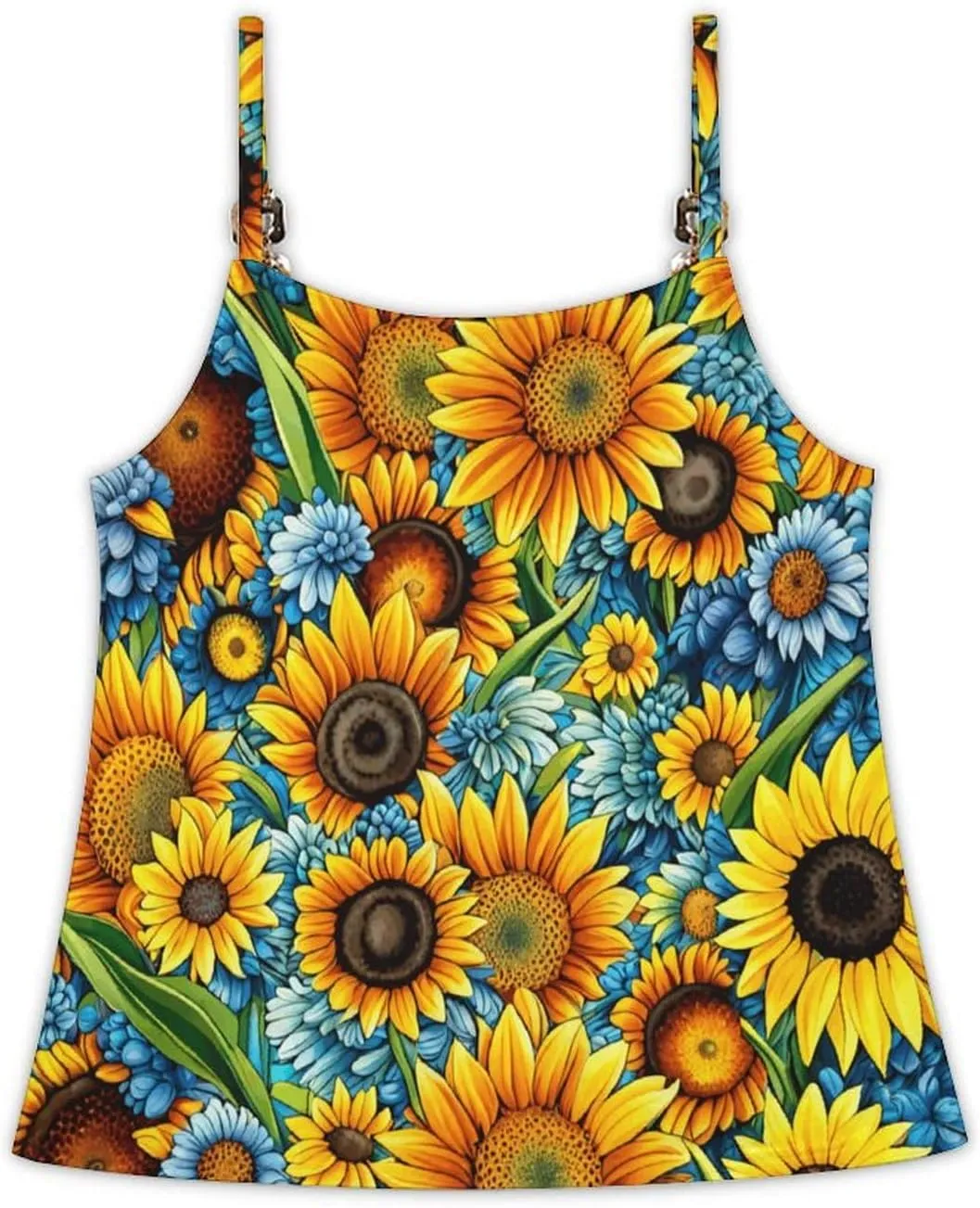 Sunflower Medium Sleeved T-Shirt for Womens Summer Autumn Winter Creativity Top