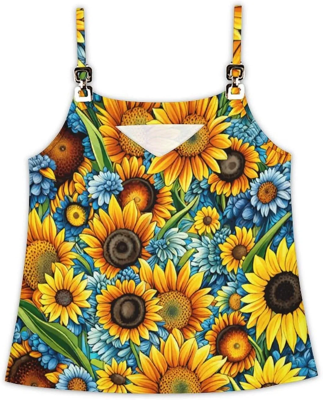 Sunflower Medium Sleeved T-Shirt for Womens Summer Autumn Winter Creativity Top