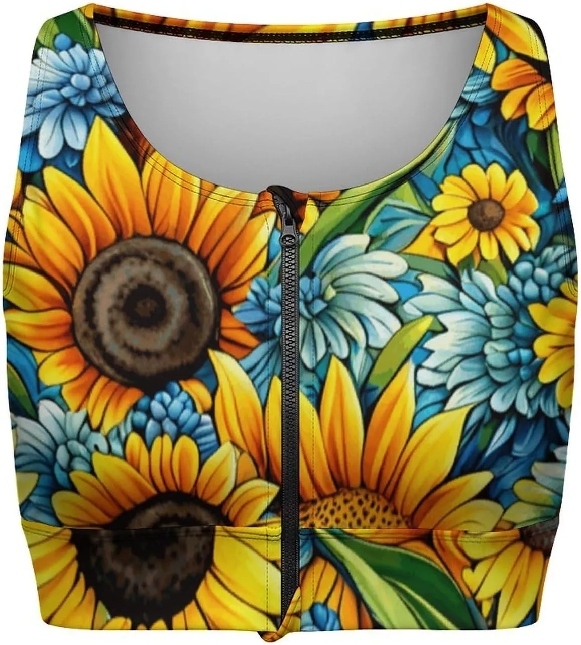Sunflower Medium Sleeved T-Shirt for Womens Summer Autumn Winter Creativity Top