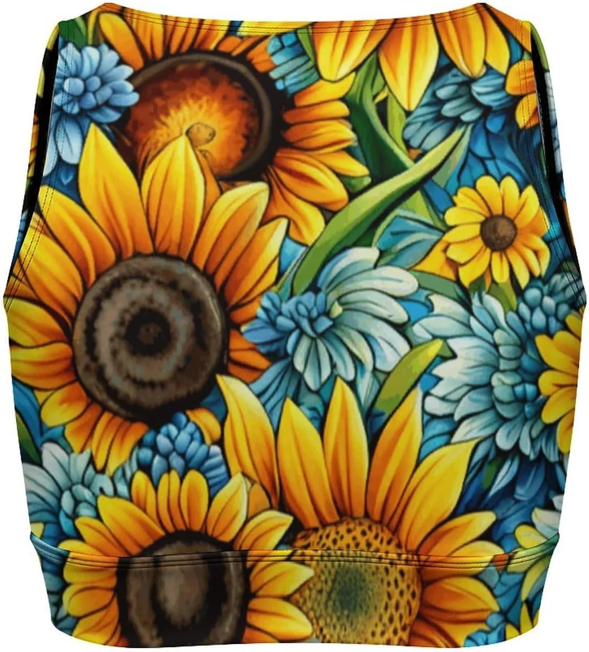 Sunflower Medium Sleeved T-Shirt for Womens Summer Autumn Winter Creativity Top