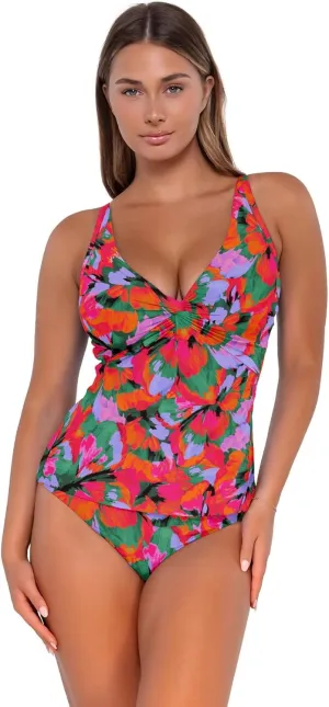 Sunsets Forever Tankini Women's Swimsuit Top with Underwire (Bottom Not Included)