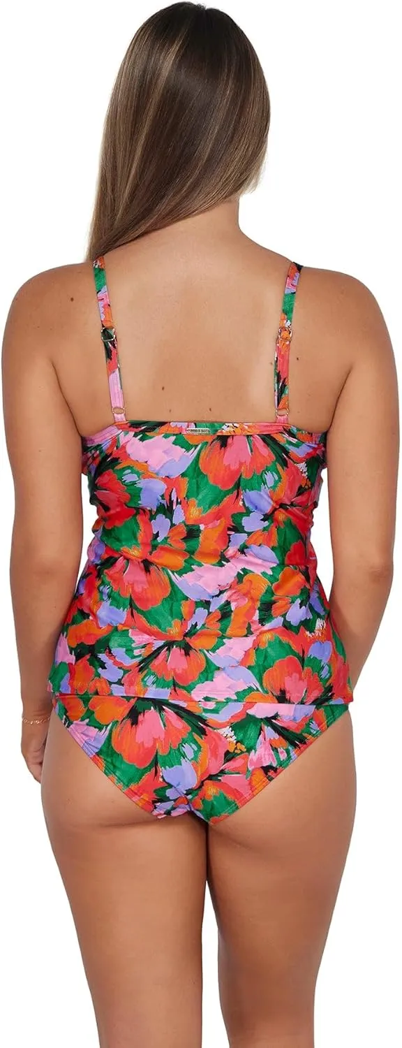 Sunsets Forever Tankini Women's Swimsuit Top with Underwire (Bottom Not Included)
