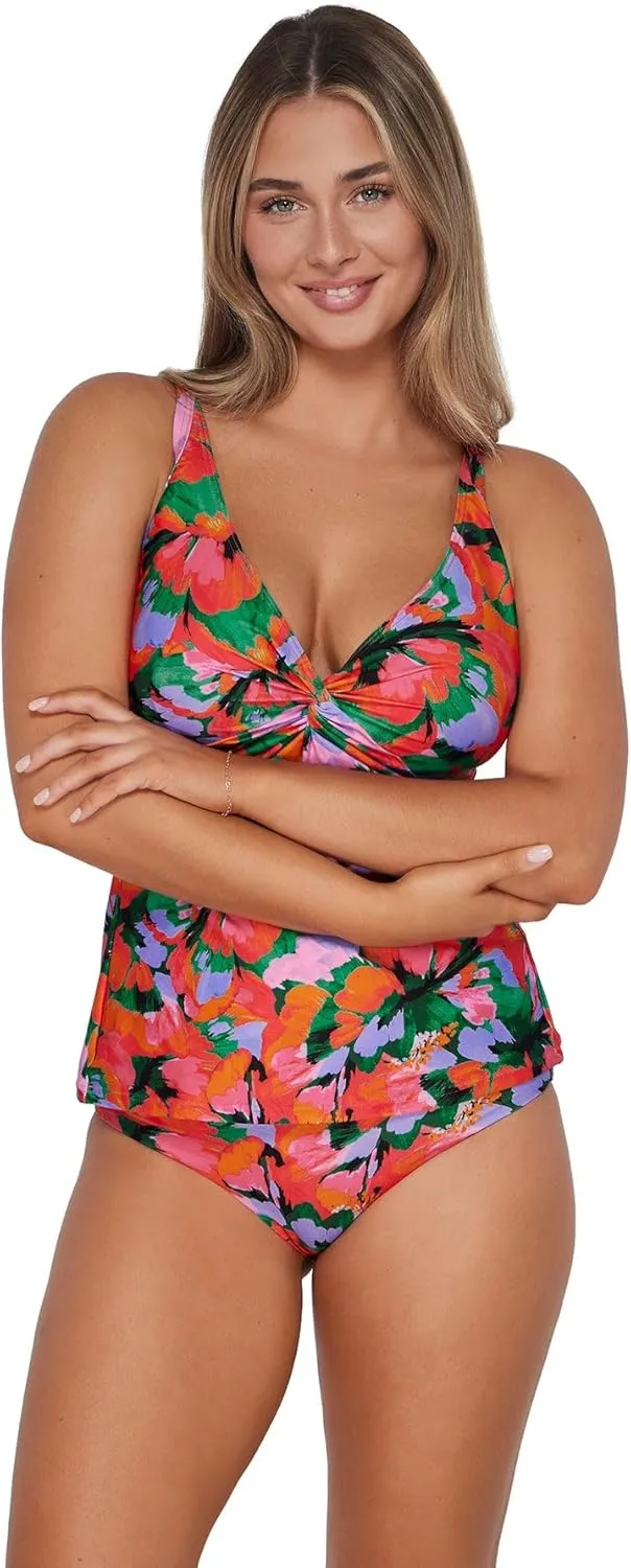 Sunsets Forever Tankini Women's Swimsuit Top with Underwire (Bottom Not Included)