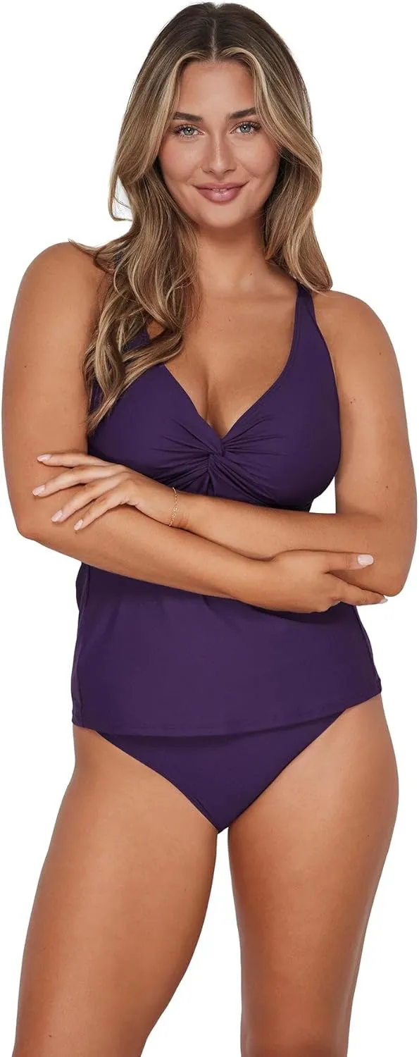 Sunsets Forever Tankini Women's Swimsuit Top with Underwire (Bottom Not Included)