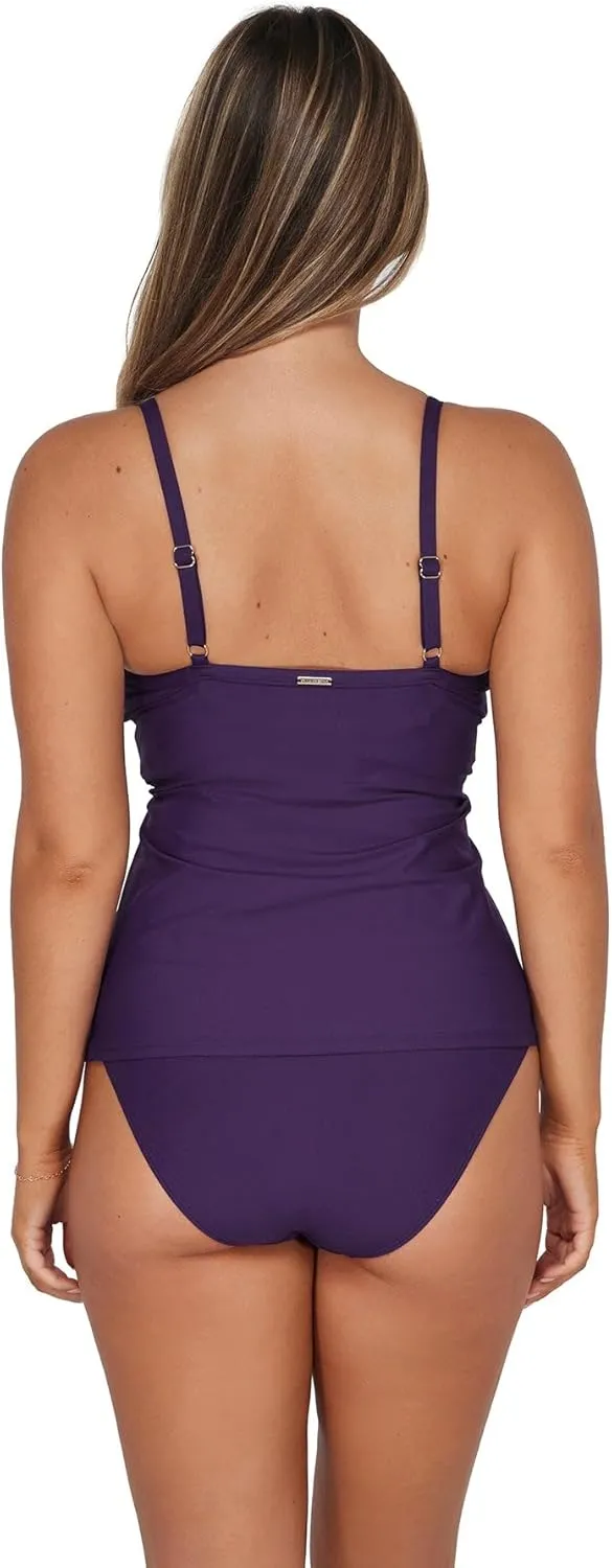 Sunsets Forever Tankini Women's Swimsuit Top with Underwire (Bottom Not Included)