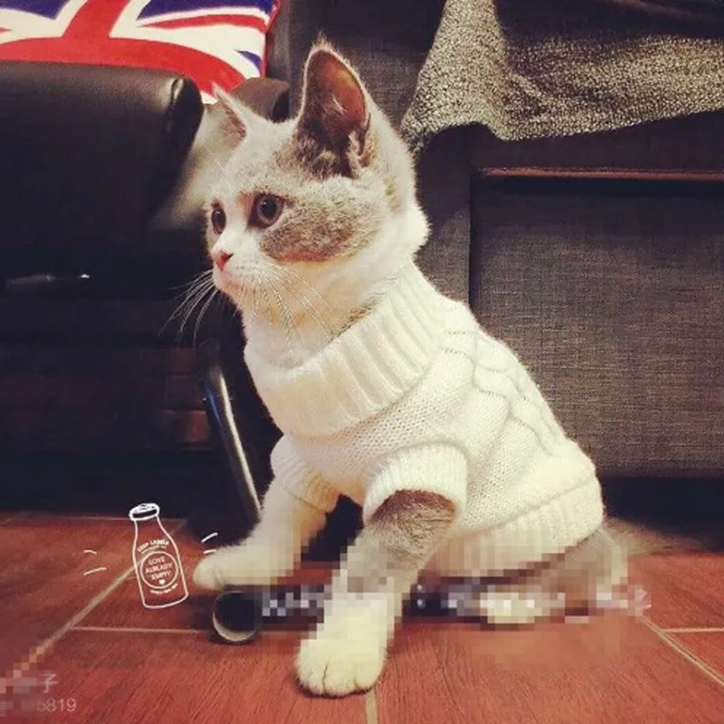Sweater for Cats And Small Dogs with 9 Choices Of Colors