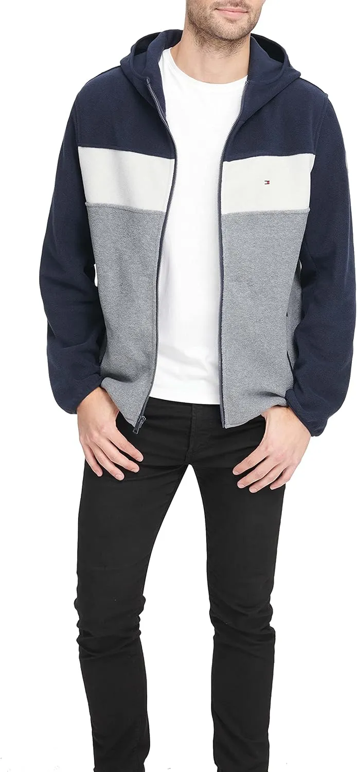 Tommy Hilfiger Men's Hooded Polar Fleece Jacket