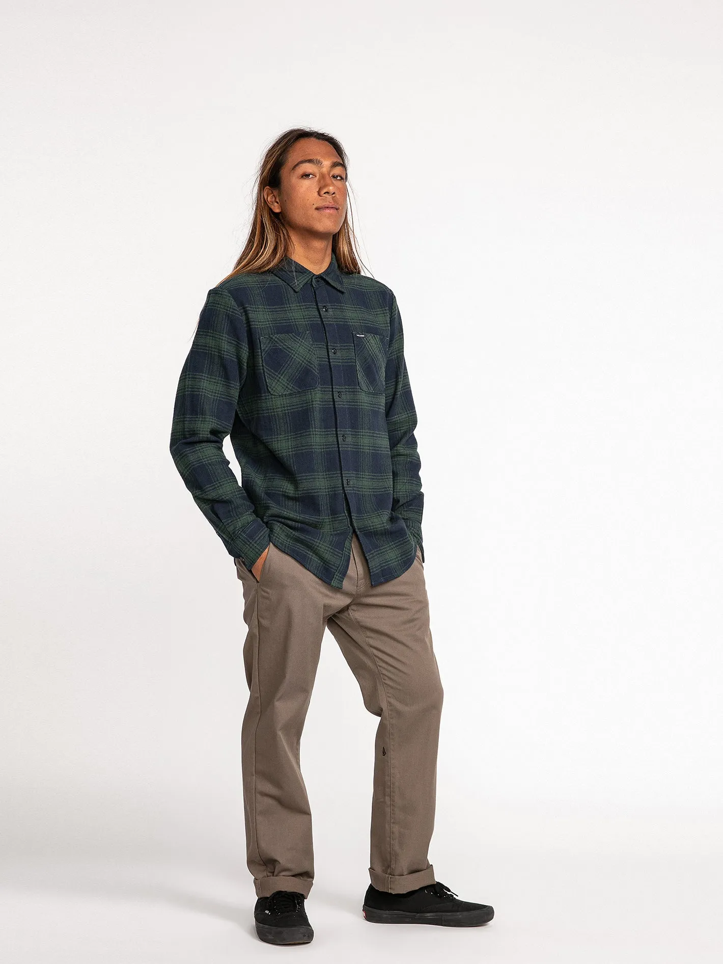 Tone Stone Long Sleeve Shirt - Cedar Green
