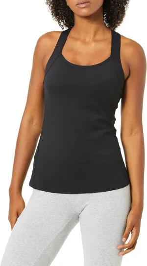 TYR Women's Solid Lola Top for Swimming, Yoga, Fitness, and Workout