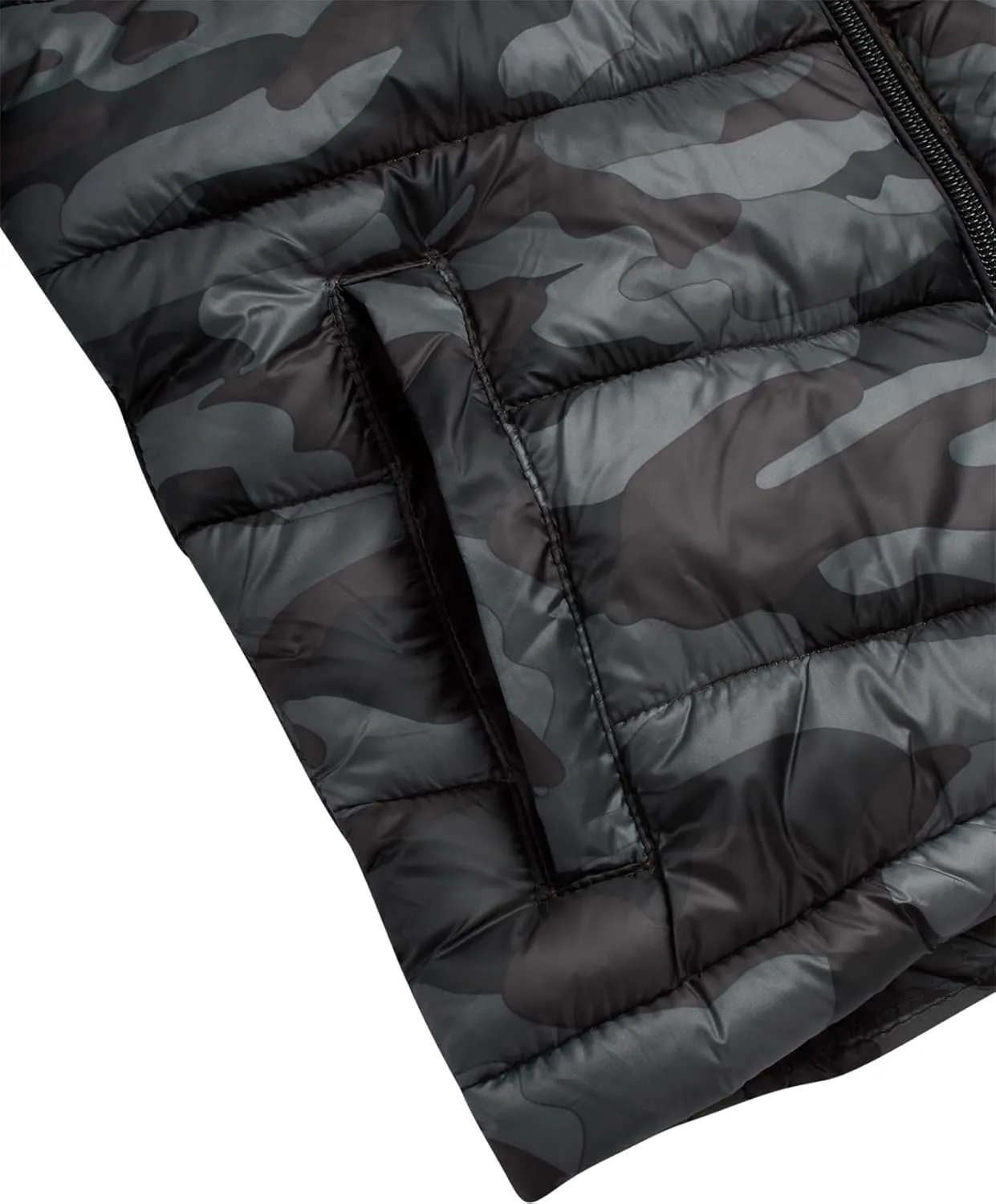 URBAN REPUBLIC Boys Foldable Hooded Jacket  Insulated Weather Resistant Bubble Puffer Windbreaker Coat for Boys Sizes 4-20