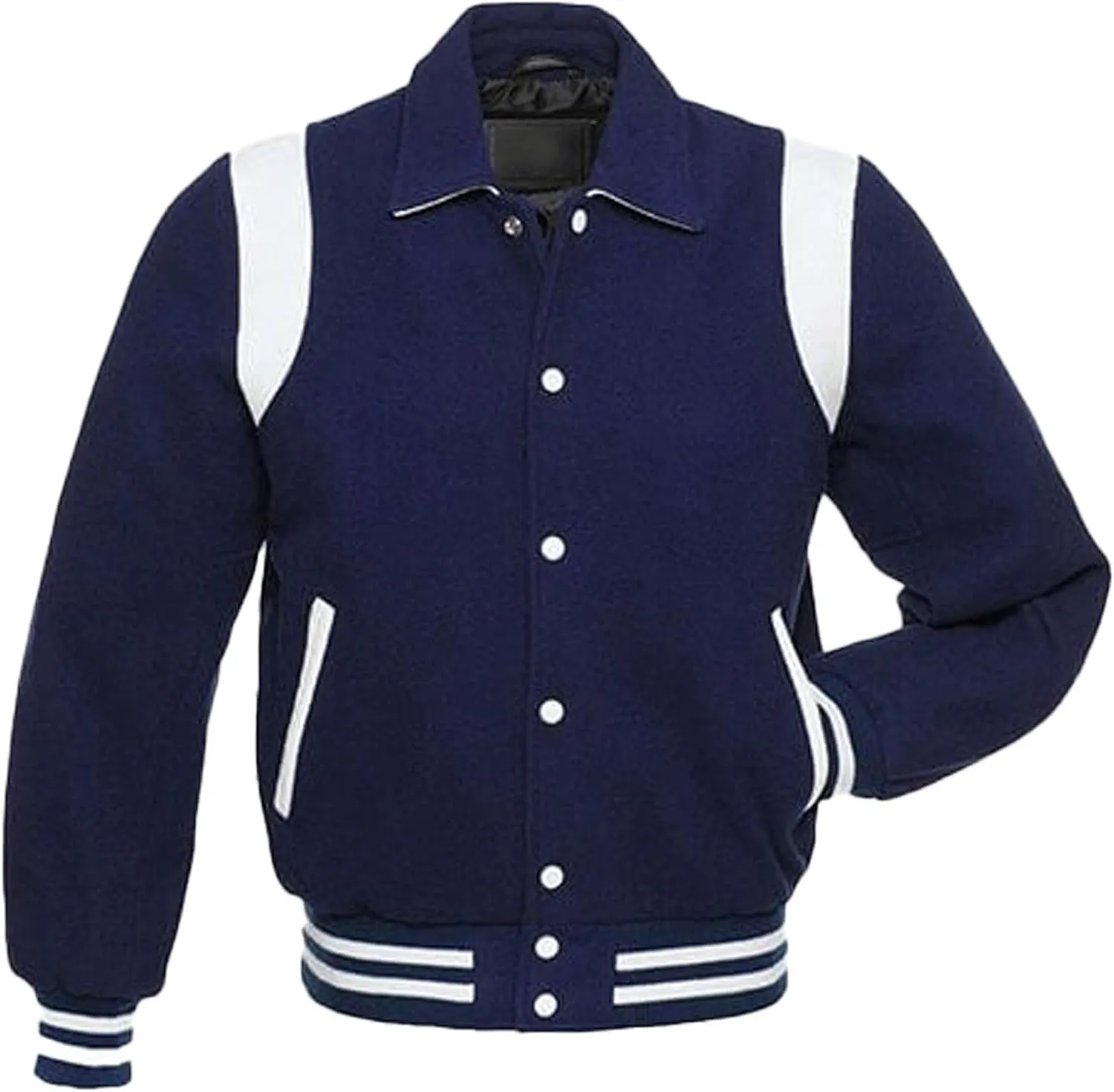 Varsity Jacket Mens Lightweight wool Letterman Baseball Bomber University Jacket