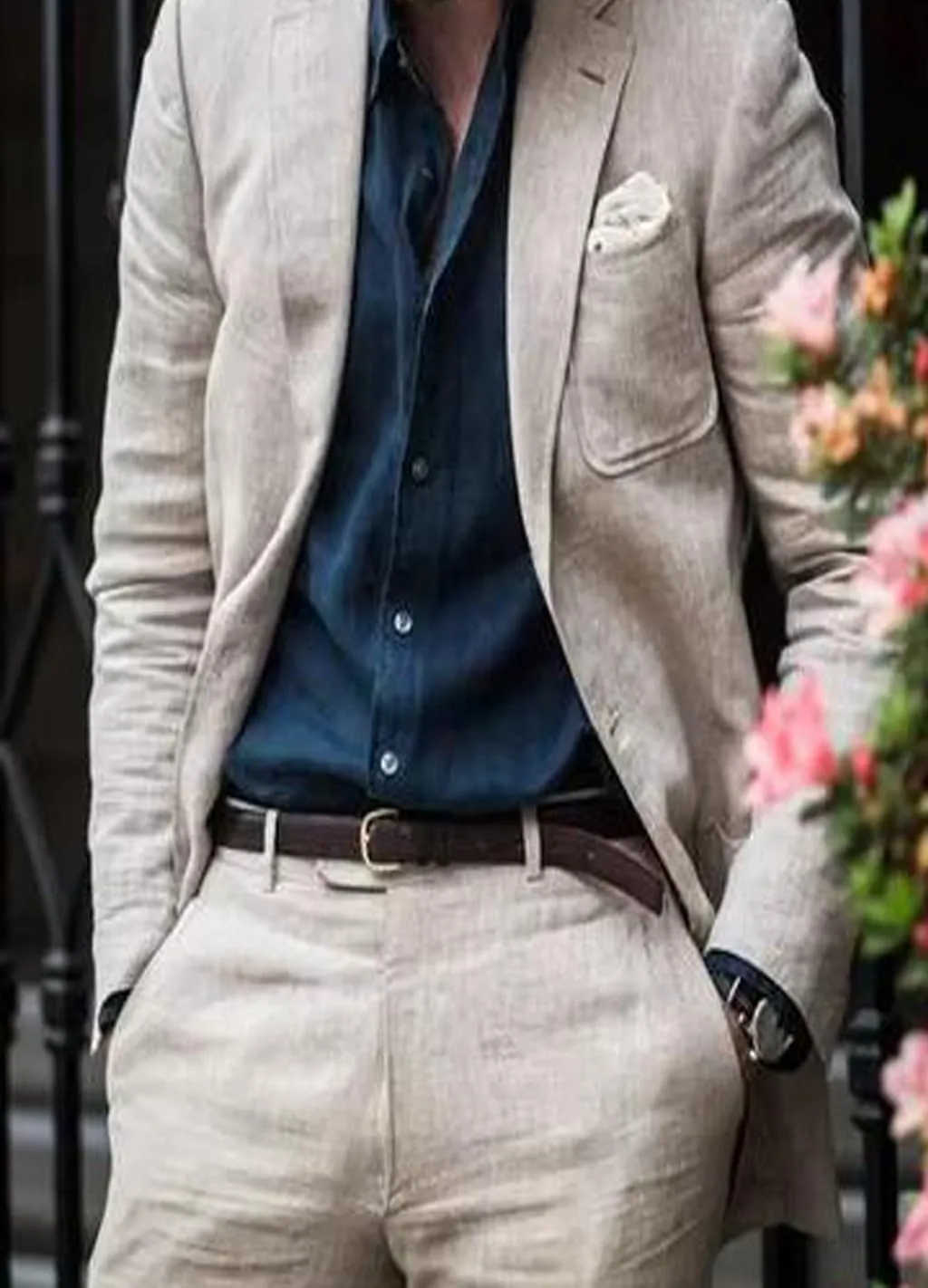 VENNYNG Boys Linen Blazer Slim Fit Suit Jacket Lightweight Summer Beach Wedding Kids Casual Party Children