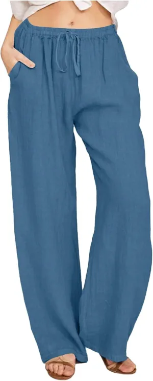 Vintage Corduroy Pants Winter Joggers Work Capris with Pockets Flare Leggings Elastic Waist