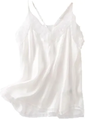 Women Camisole Tank Top Tanks Vest V Neck Soft Lace Vest
