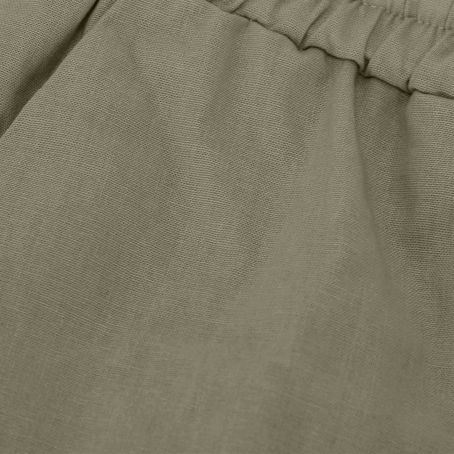 Womens Beach Pants Summer Casual Loose Plus Size Pants Work Drawstring High Waisted Linen Pants Trousers with Pckets