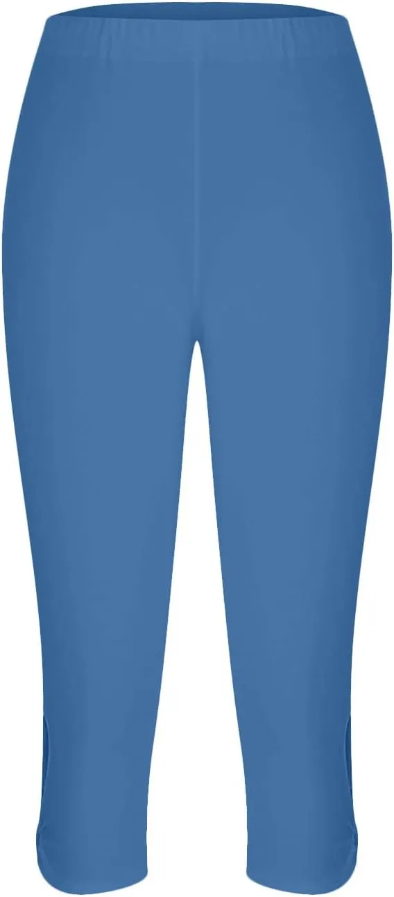 Women's Capris Leggings,Workout Yoga Pants,Tummy Control Compression Legging,Dressy Cut Out Lace Cropped Pant 2025