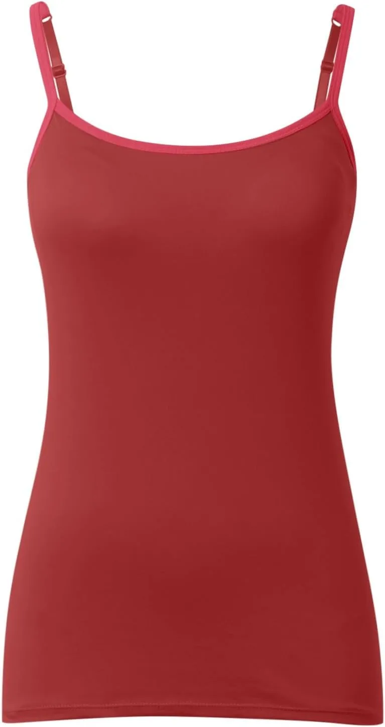 Women's Cotton Camisole Tops Adjustable Spaghetti Strap Casual Cami Vest Summer Soft Built in Bra Cami Shirts