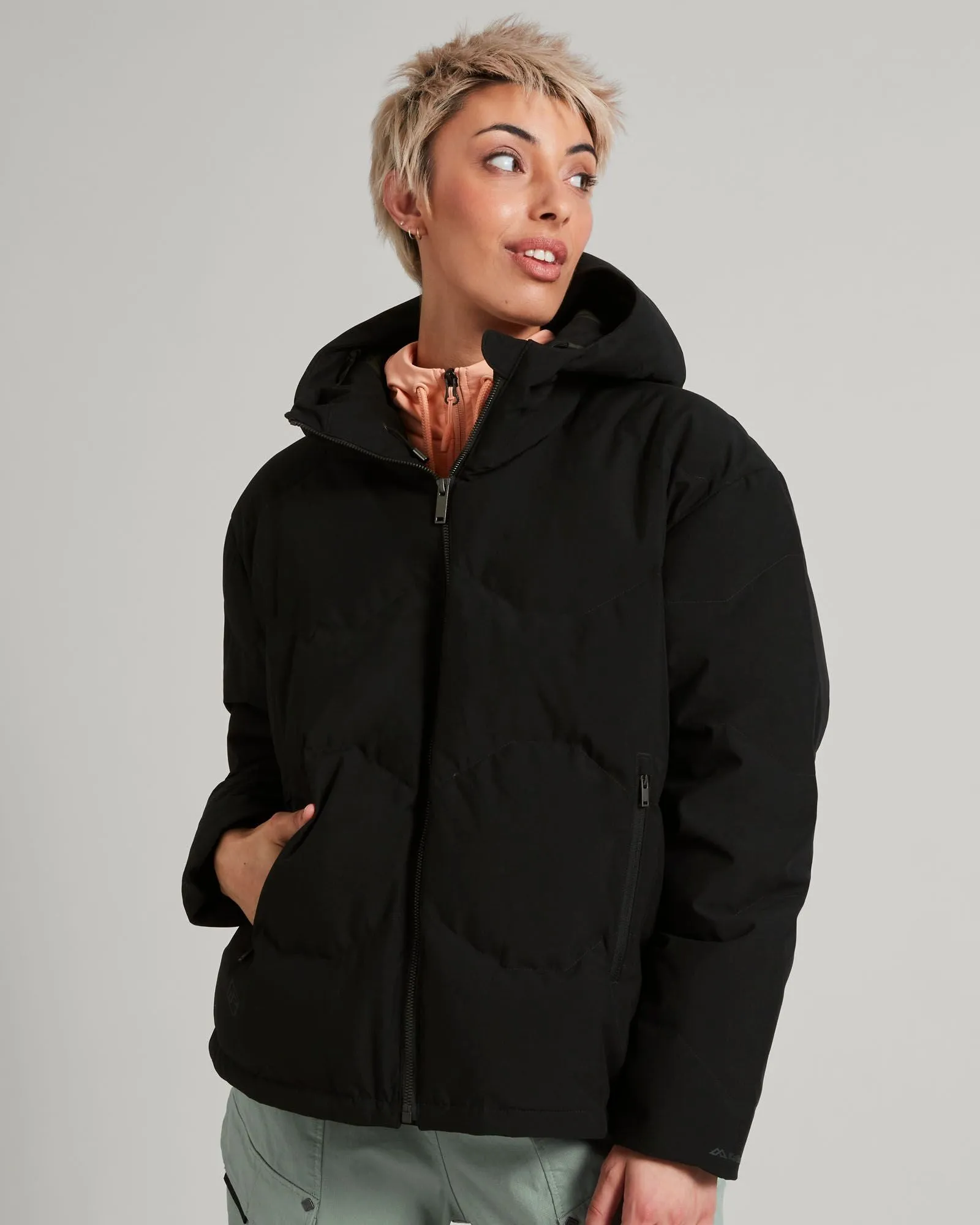 Women's Frisco X Hooded Down Jacket - Black