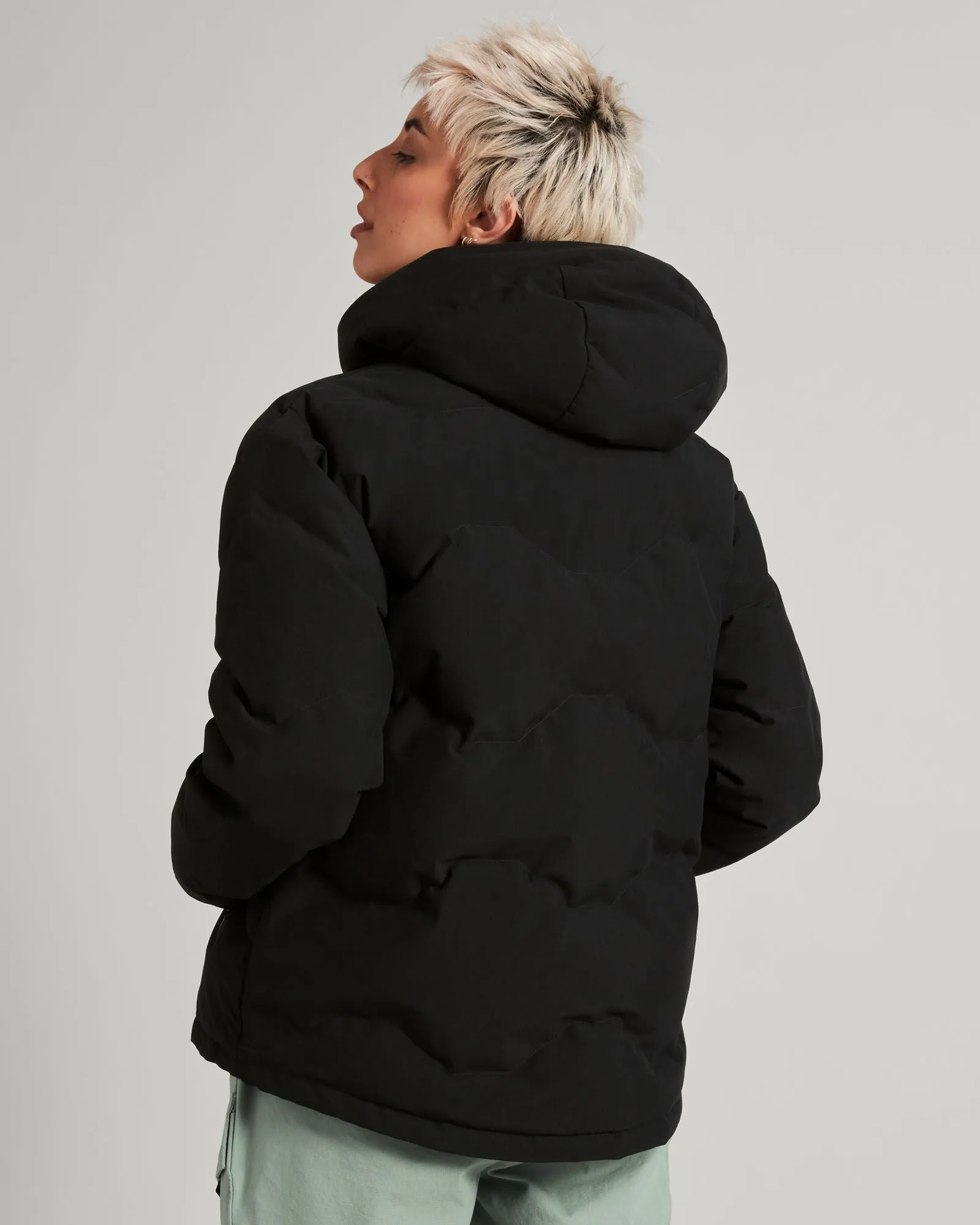 Women's Frisco X Hooded Down Jacket - Black