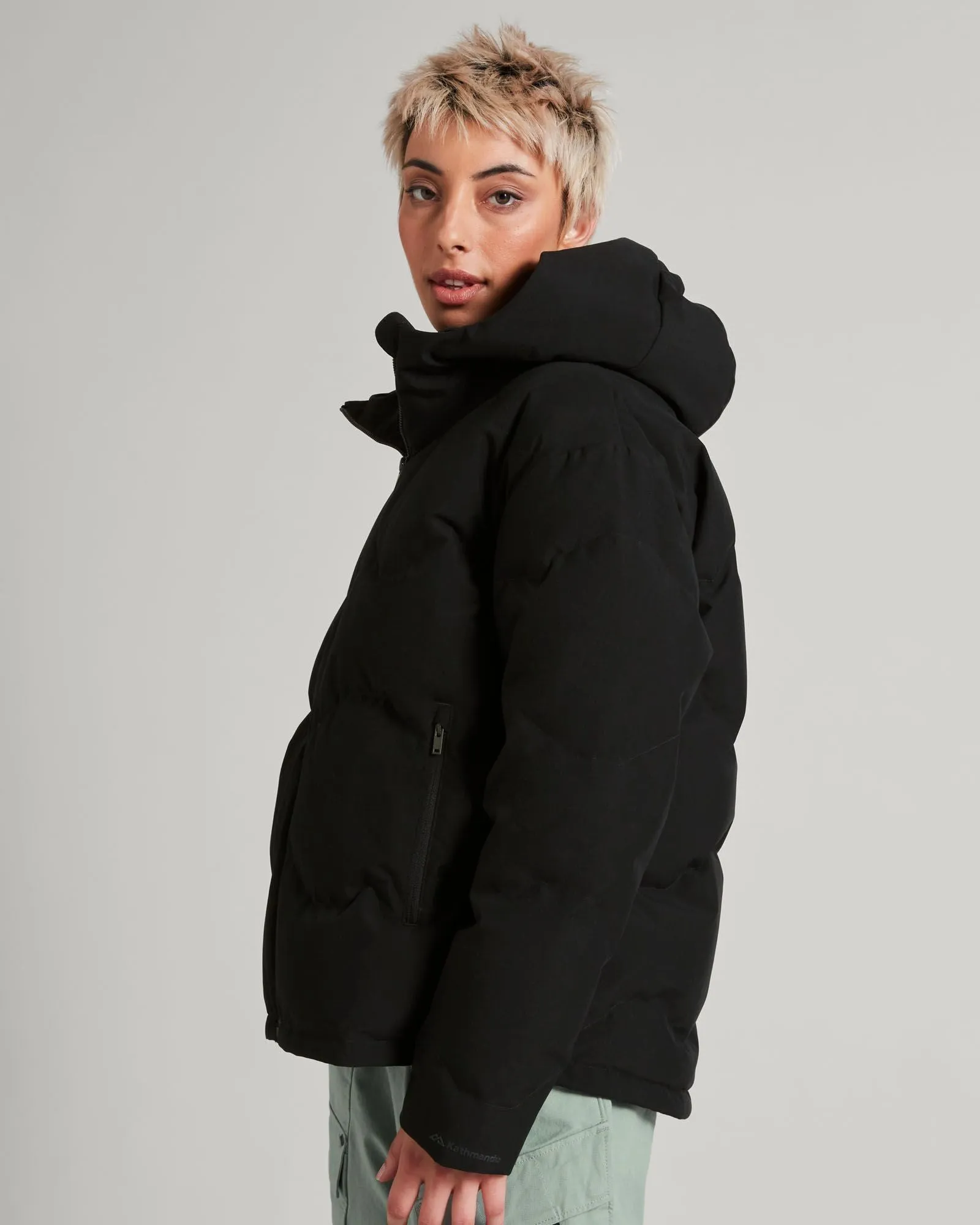 Women's Frisco X Hooded Down Jacket - Black
