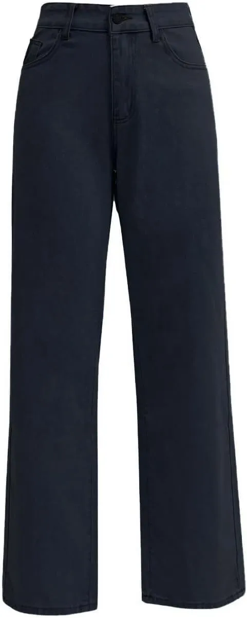 Womens Jeans Boyfriend Cargo Wide Leg Bootcut Pants Straight Leg Denim Pants High Waisted Pants