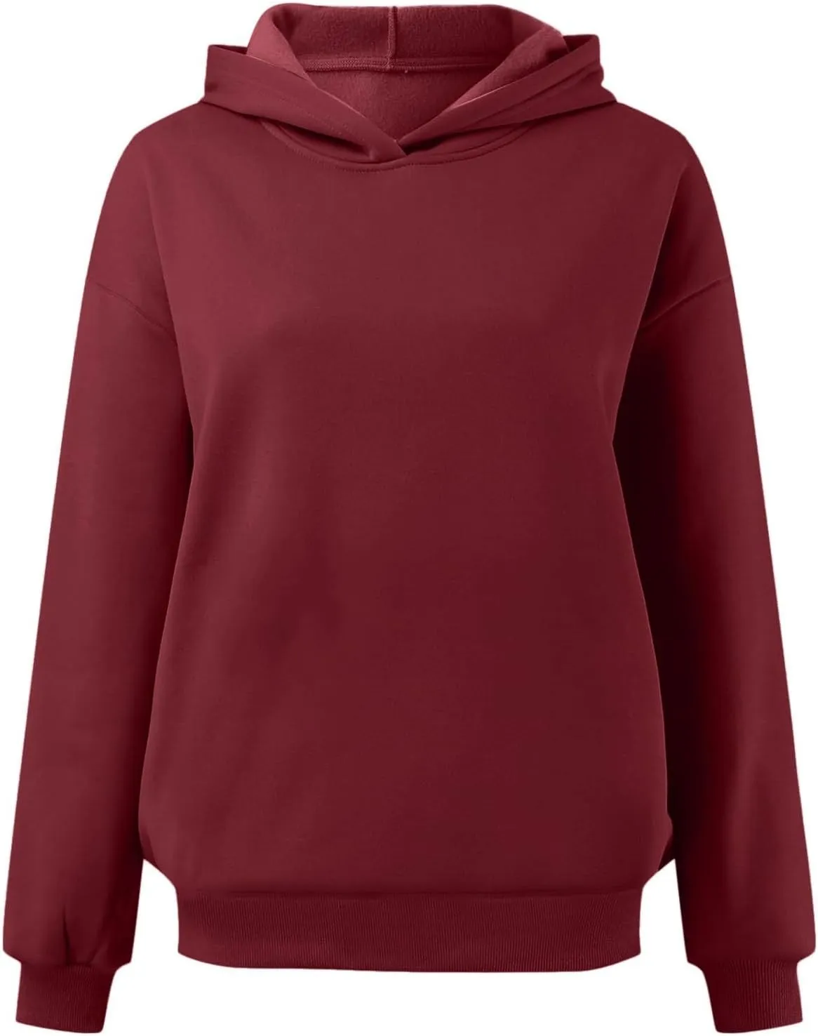 Womens Oversized Sweatshirts Pullover Hoodies Artificial Short Velvet Sweatshirt Trendy Jogger Hooded for Women Tops