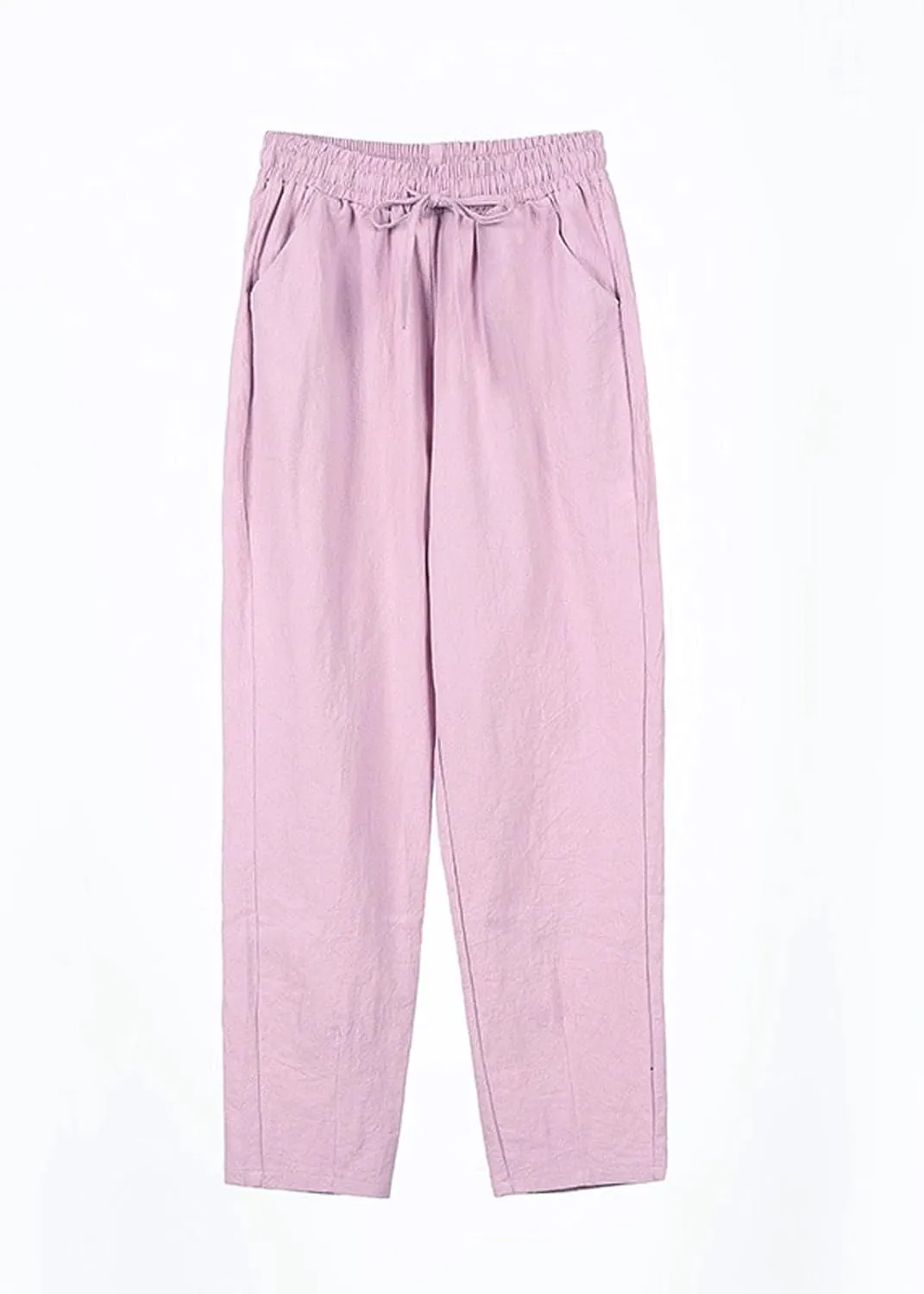 Women's Pants, Linen Casual Pants Straight Leg Peasant Women Trendy Teacher Wide