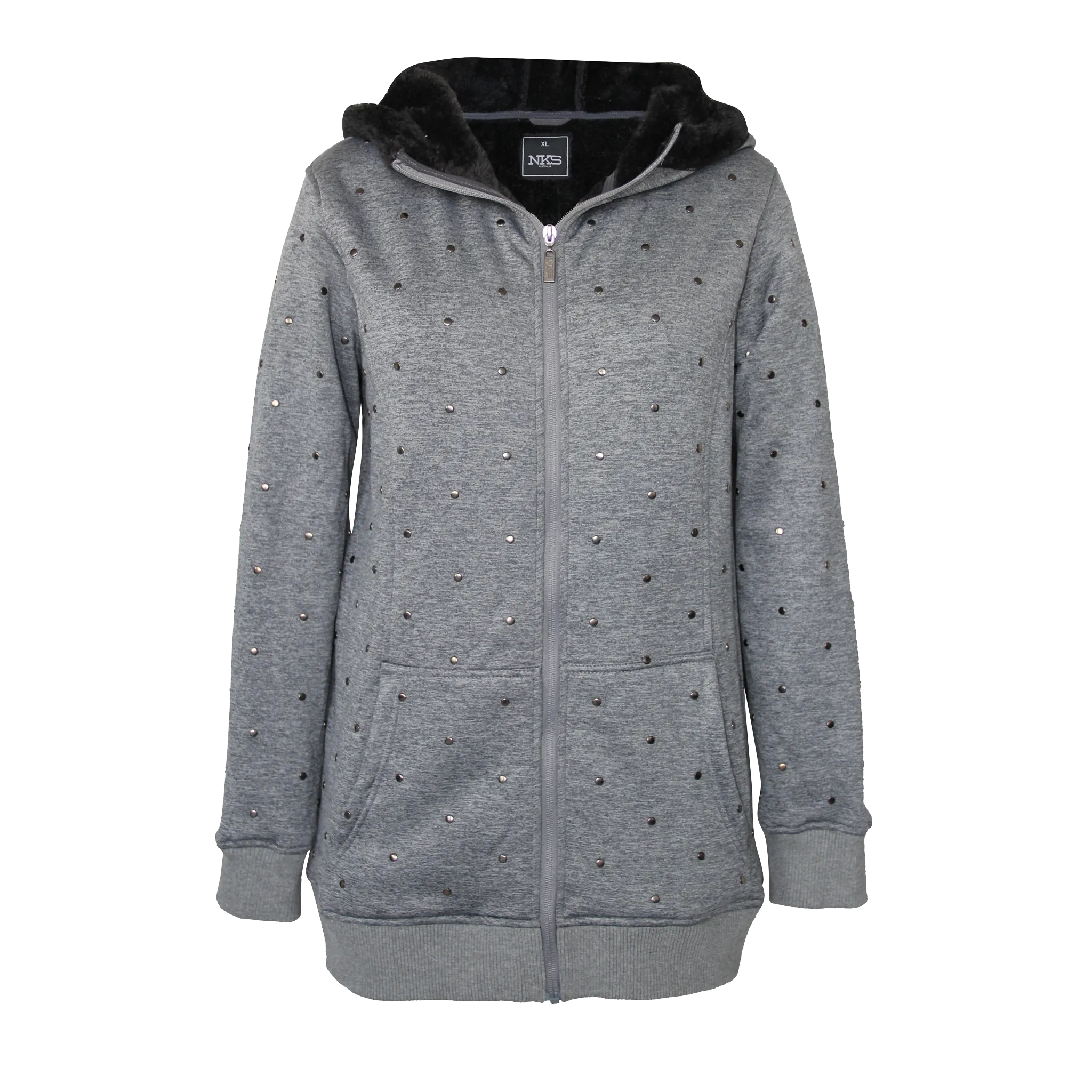 Women's Polar Fleece Lined Soft Hooded Jacket