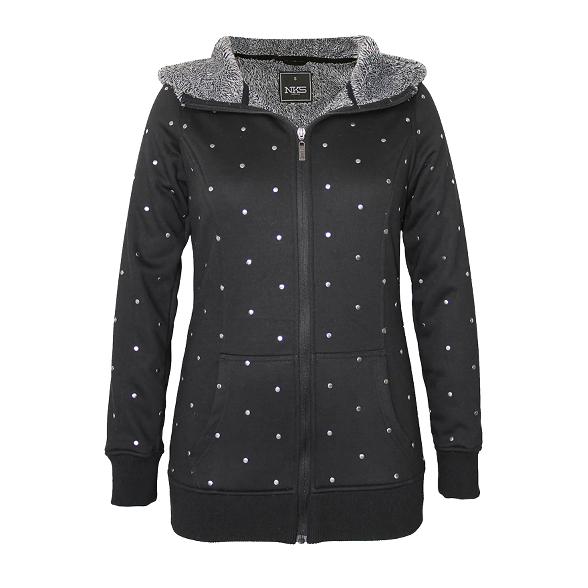 Women's Polar Fleece Lined Soft Hooded Jacket