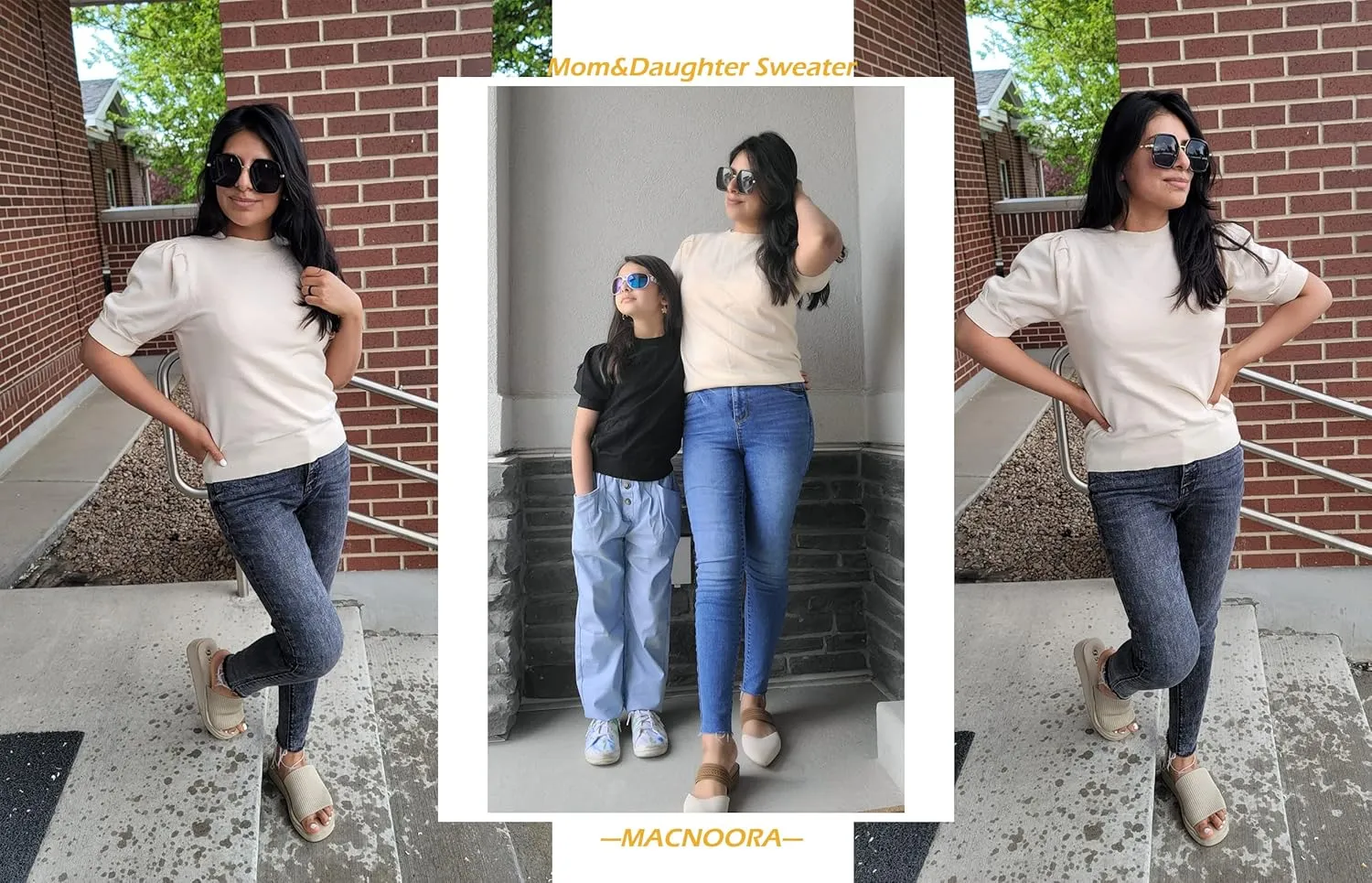 Womens Puff Short Sleeve Sweater Tops Crewneck Basic Knit Pullover Lightweight Solid Casual Sweaters Blouse