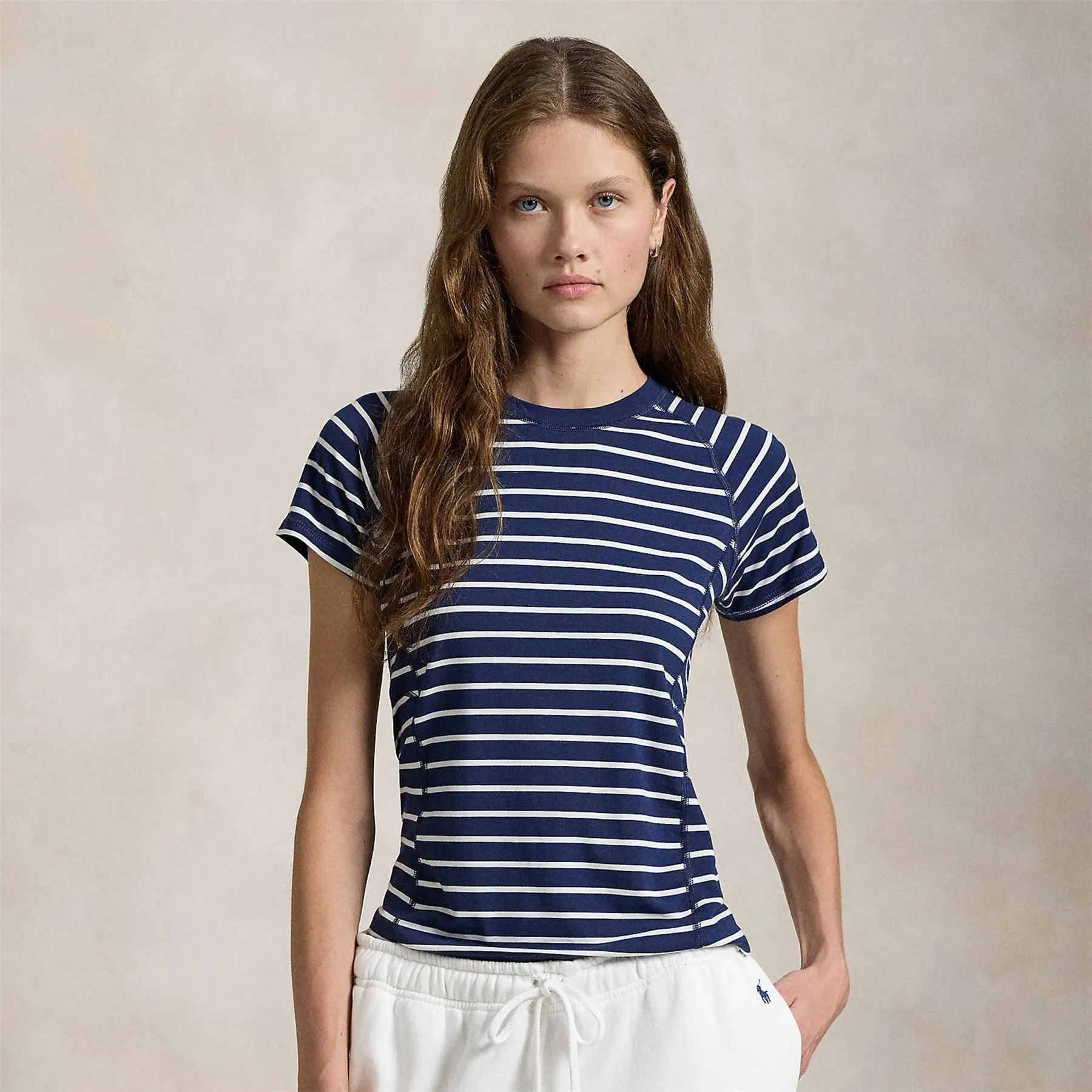 Womens RLX Soft Stretch Jersey Mid Layer Refined Navy - AW24