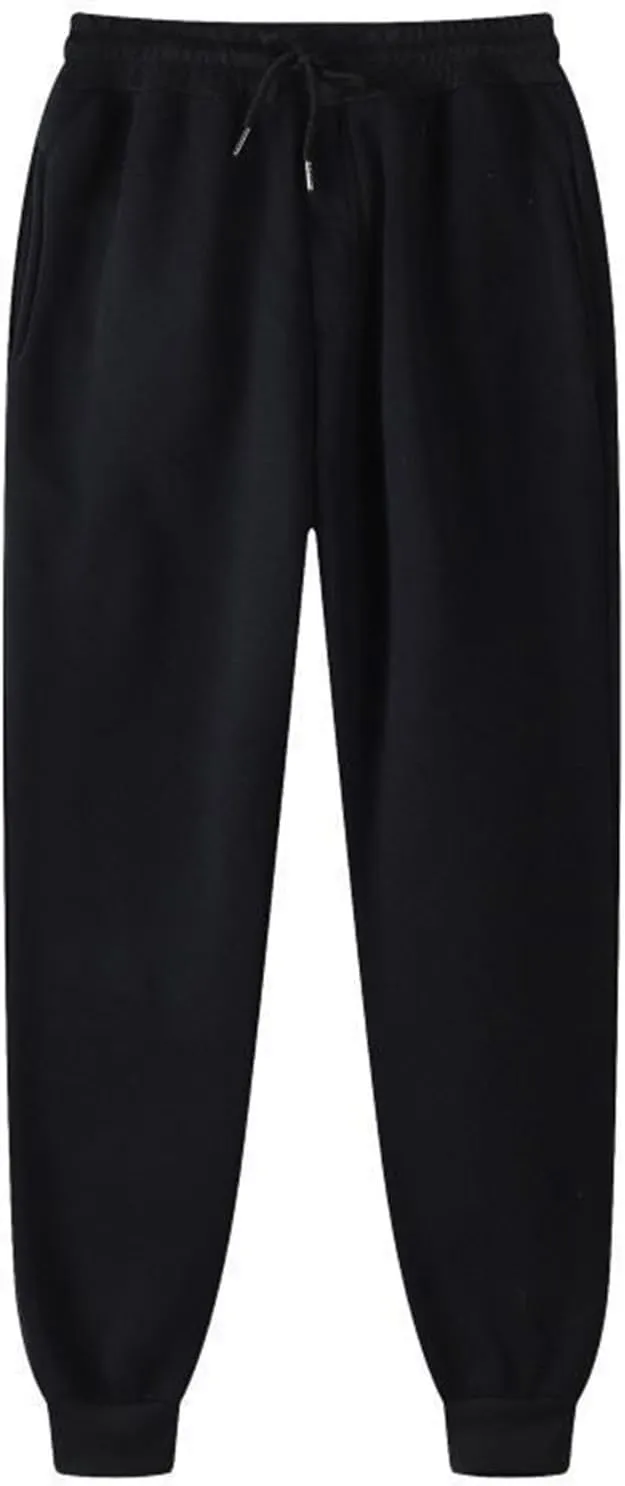Womens Sweatpants Wide Leg Baggy Athletic Joggers with Pockets High Waisted Drawstring Workout Sweat Pants for Women